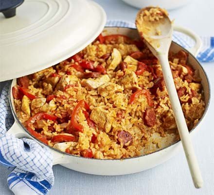 Chicken & chorizo jambalaya