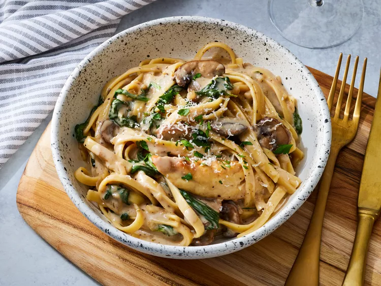 Chicken Marsala Fettuccine