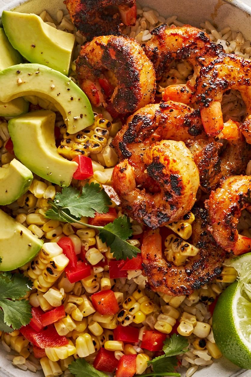 Blackened Shrimp Bowls