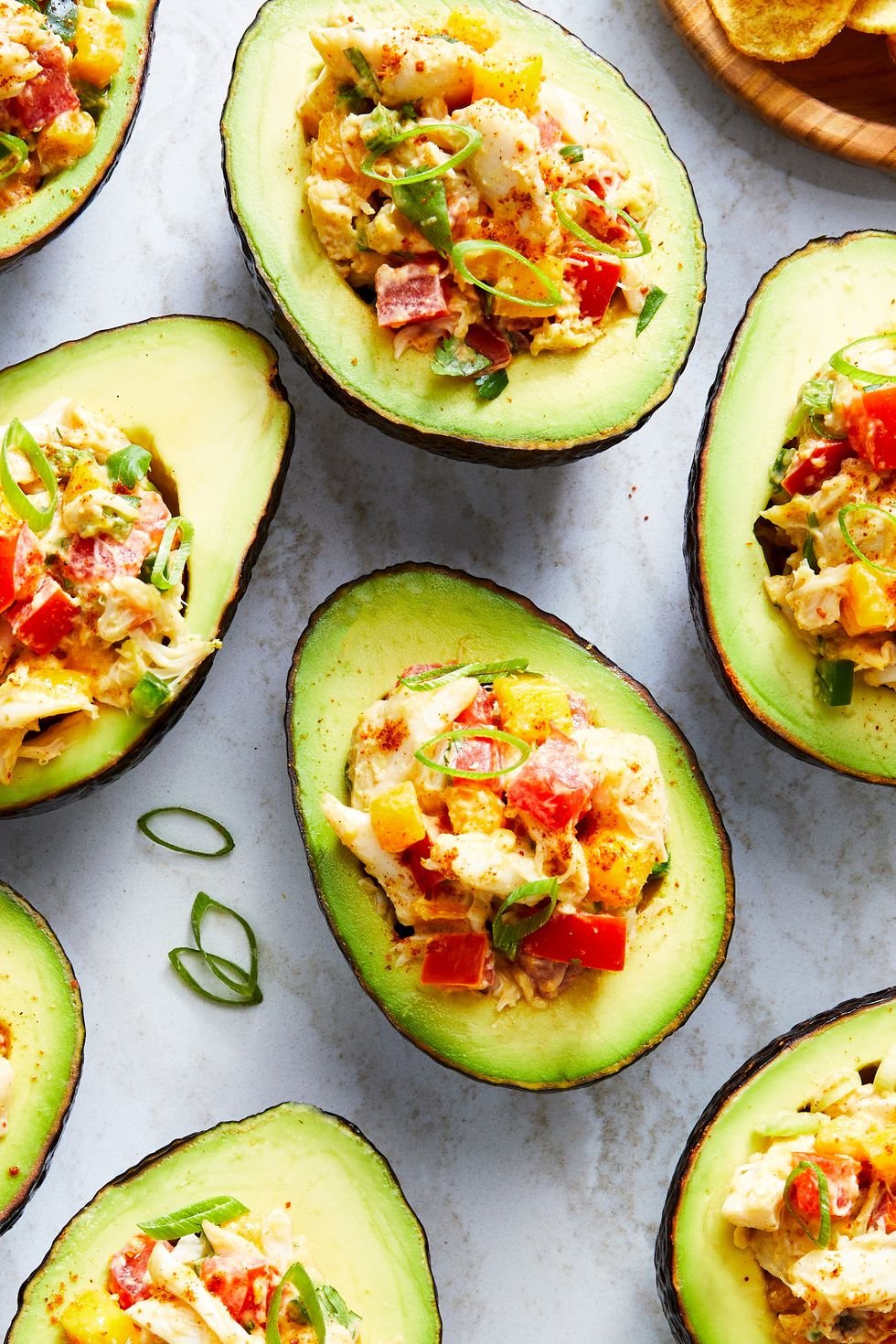 Crab Stuffed Avocados