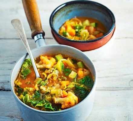 Rustic vegetable soup