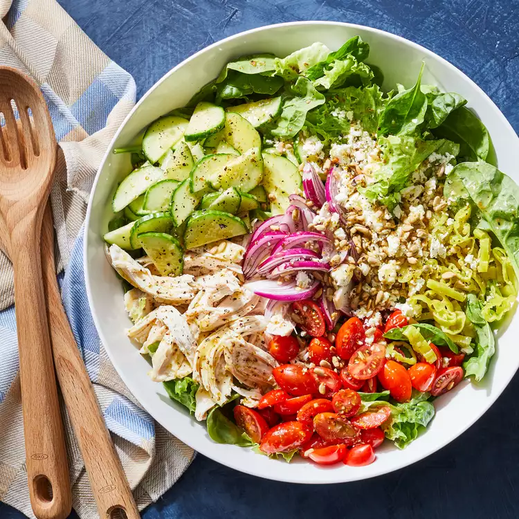 Chopped Power Salad with Chicken