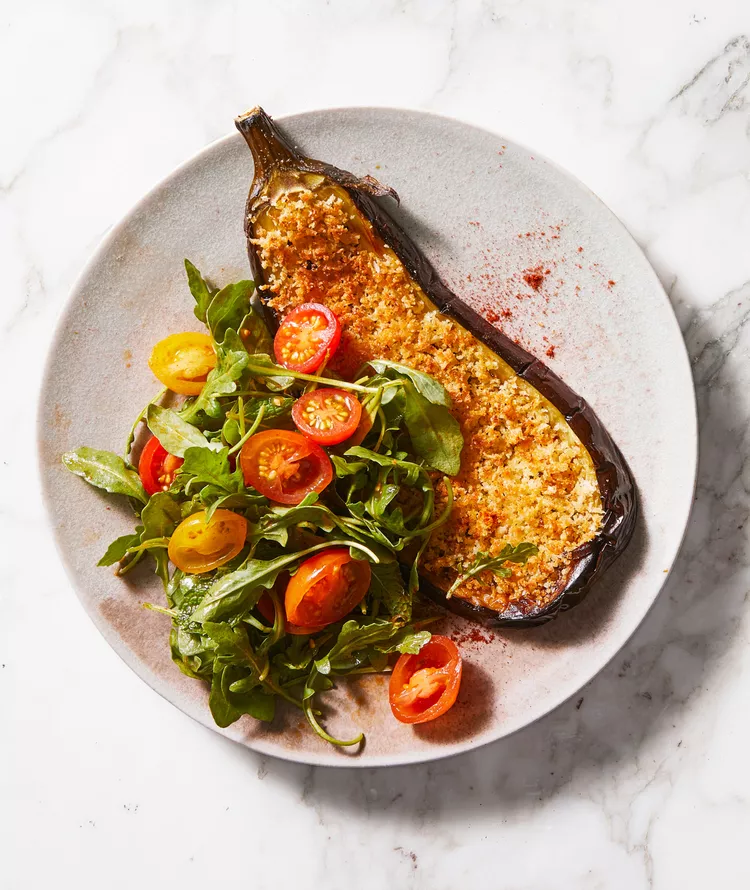 Crispy Lemon-Parmesan Eggplant