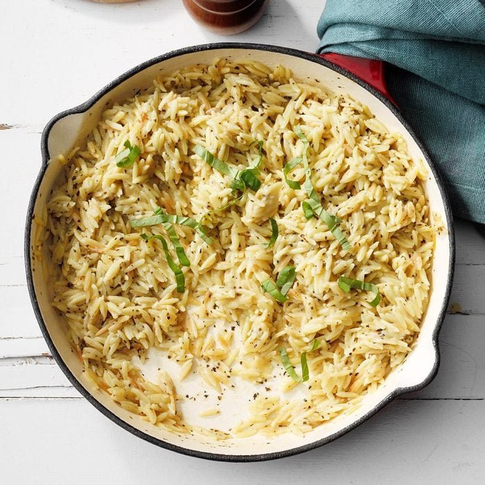 Orzo with Parmesan & Basil