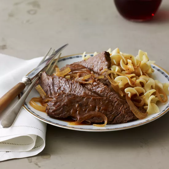 Slow Cooker Sweet and Sour Brisket