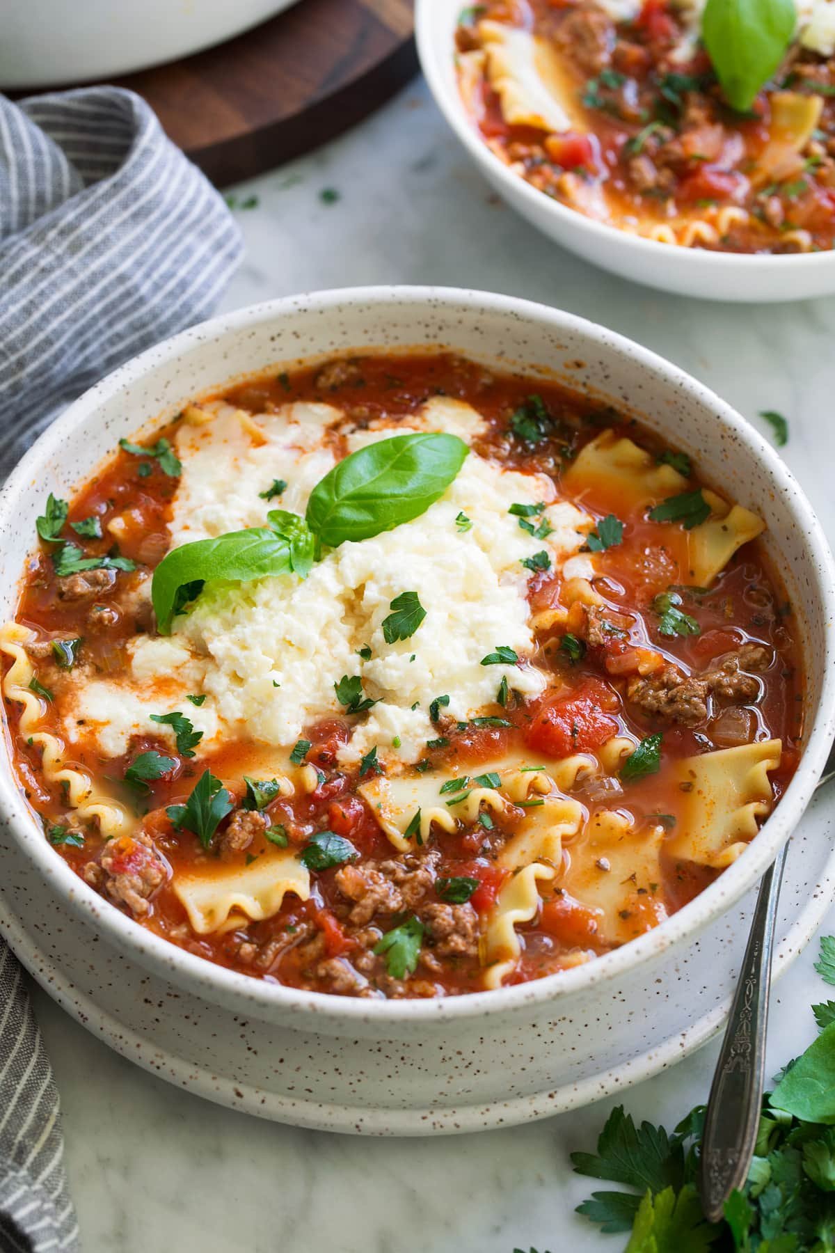 Lasagne soup