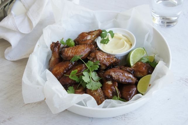 BBQ chicken wings