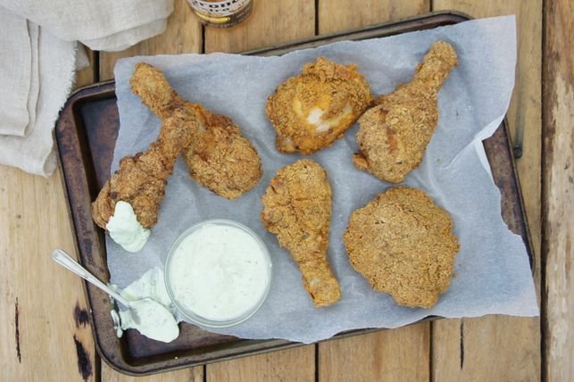 Home-style fried chicken