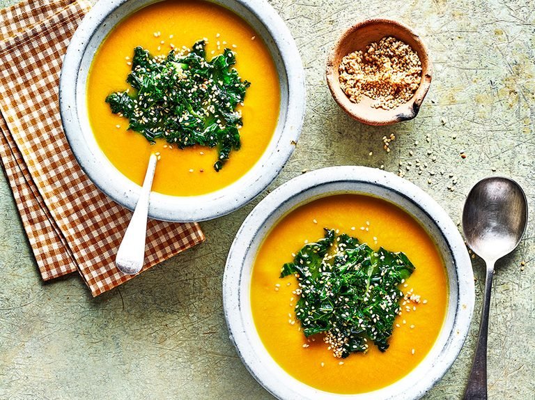 Miso & butternut soup