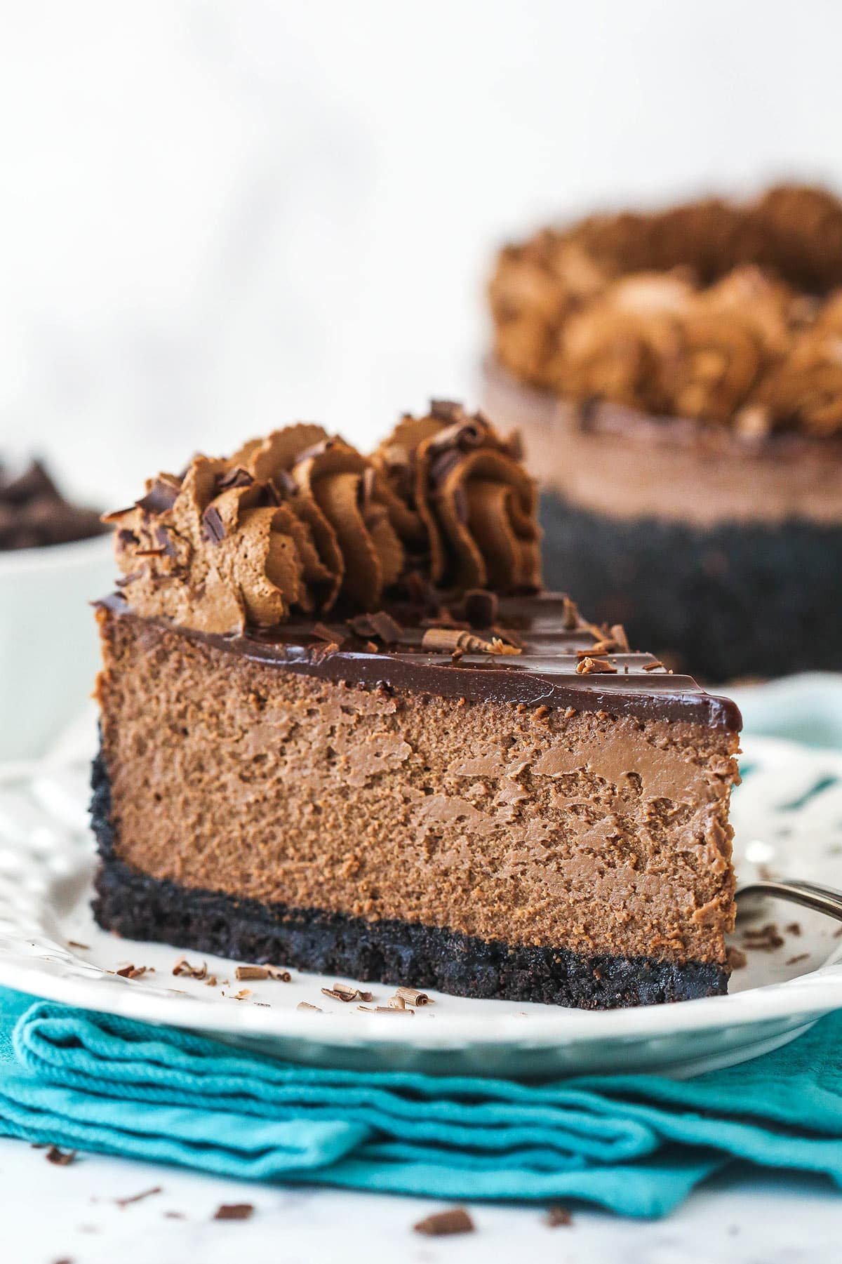 Chocolate cheesecake