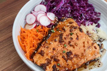 Teriyaki Salmon Bowl