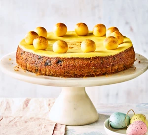 Vegan simnel cake