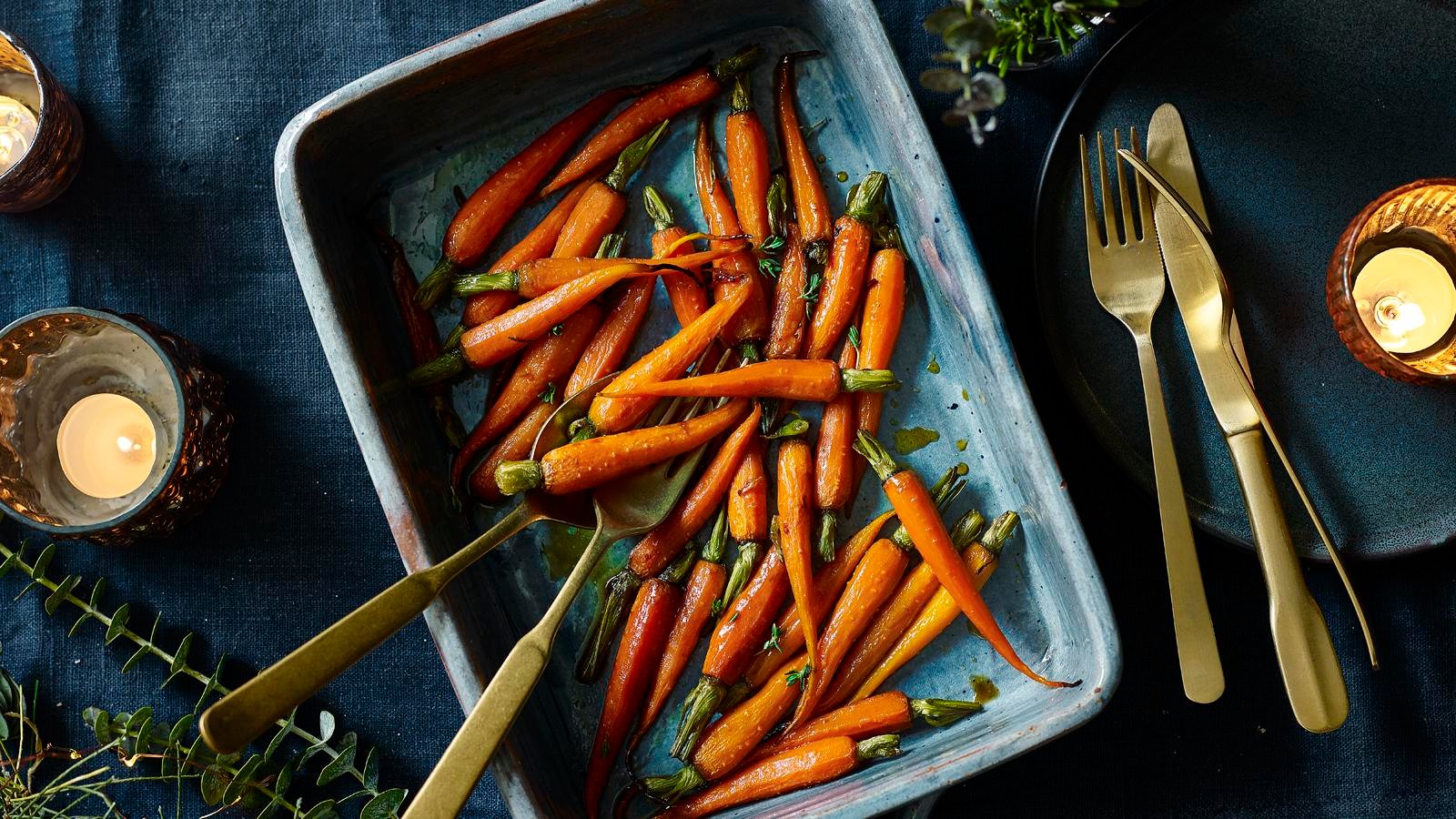 Honey roasted carrots