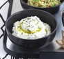 Thick yogurt & herb dip