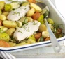 All-in-one roast chicken & veg