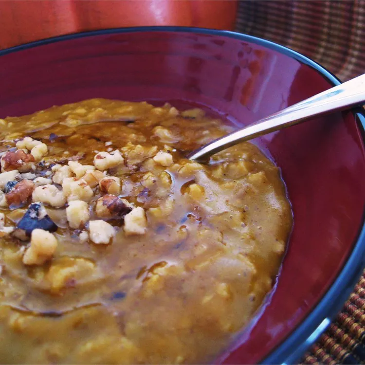 Vegan Pumpkin Oatmeal