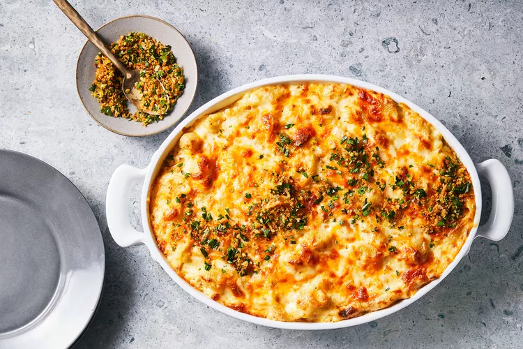 Baked Shells with Gremolata Breadcrumbs